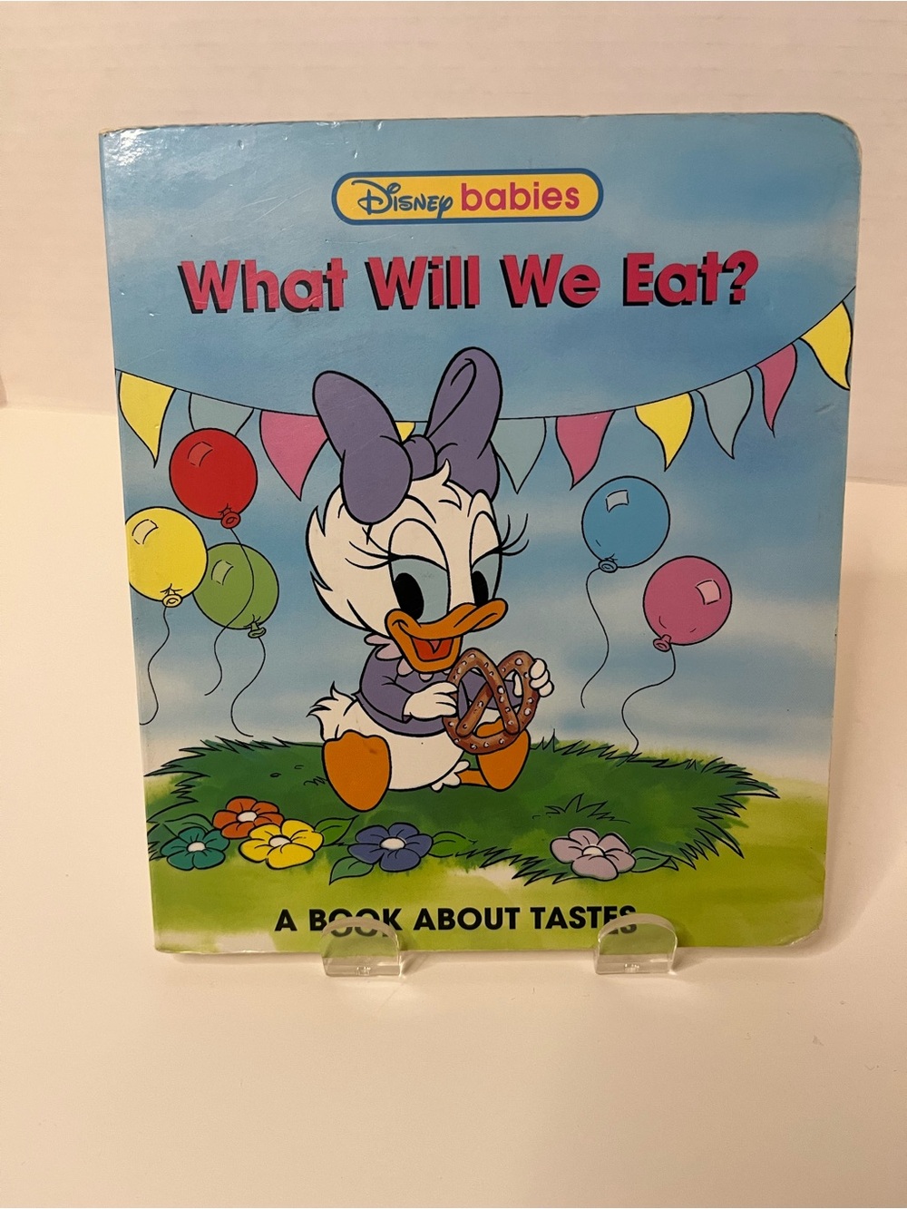 Vintage Disney Babies Grolier Board Books What Will We Eat A Book About Tastes